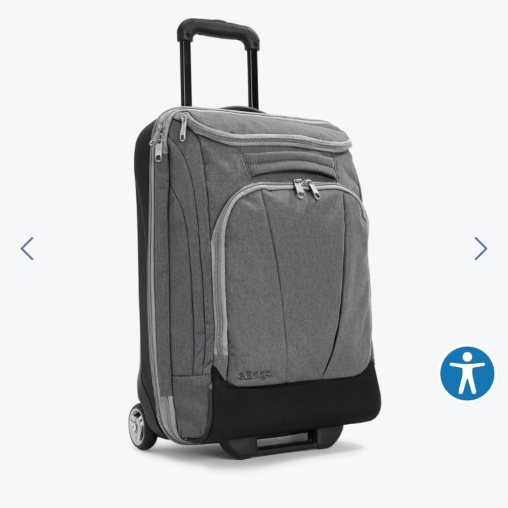 Ebags Motherlode 21” carry on rolling duffel bag